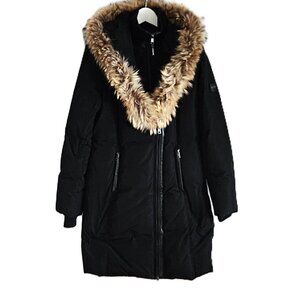 Ookpik black down-filled Contessa winter coat - please read carefully